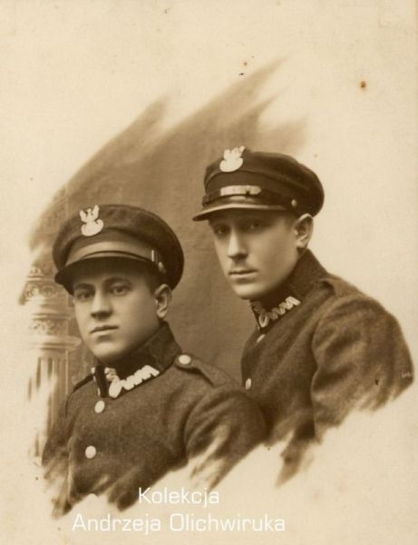 Portret dwóch żołnierzy KOP
