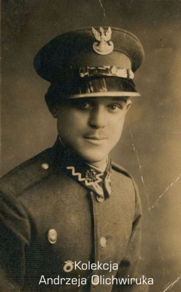 Zdjęcie portretowe żołnierza KOP, Głębokie, 12 stycznia 1937 r.