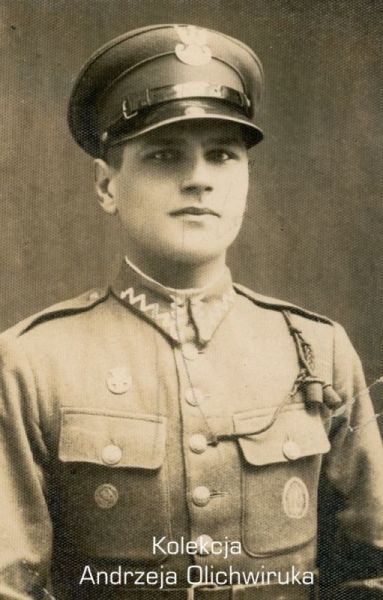 Zdjęcie portretowe żołnierza KOP. Stanisław Walczak, Ostróg.