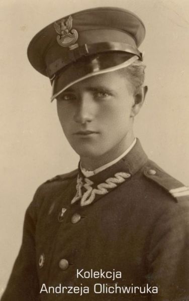 Zdjęcie portretowe żołnierza KOP, Buczacz, 30 czerwiec 1937 r.
