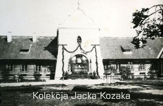 Budynek Batalionu KOP, Sienkiewicze, 1935 r.