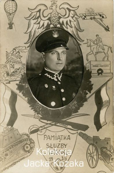 Zdjęcie portretowe żołnierza KOP, 1936 r.