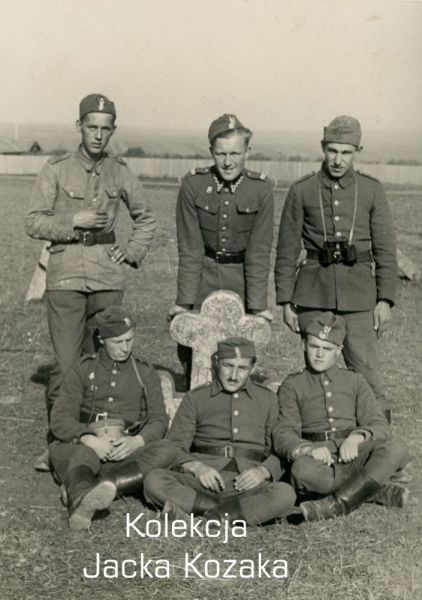 Zdjęcie grupy żołnierzy KOP, Horodenka, Zaolzie.