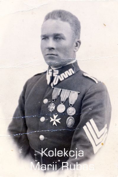 Zdjęcie portretowe Jana Rubasa żołnierza KOP, 1931 r.
