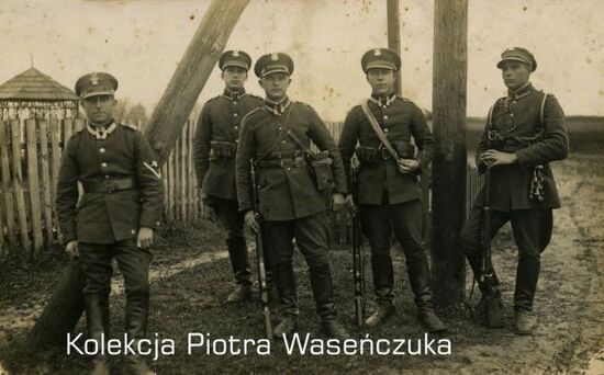 Grupa żołnierzy KOP, 3 października 1931 r.
