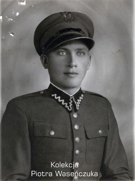 Zdjęcie portretowe żołnierza KOP. Stefan Nowak, Chominka, 19 grudnia.