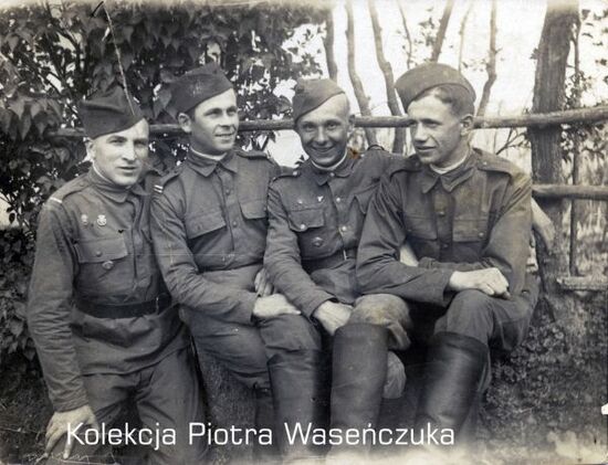 Czterech żołnierzy KOP, Sapożyn, maj 1934 r.