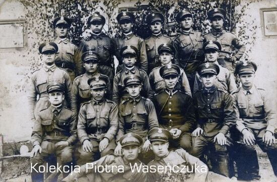 Portret grupowy żołnierzy KOP