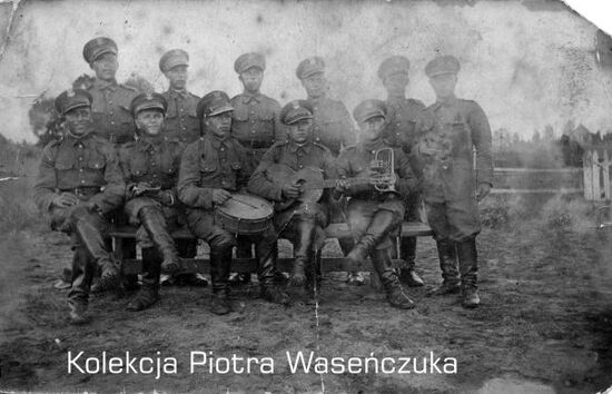 Portret grupowy żołnierzy KOP