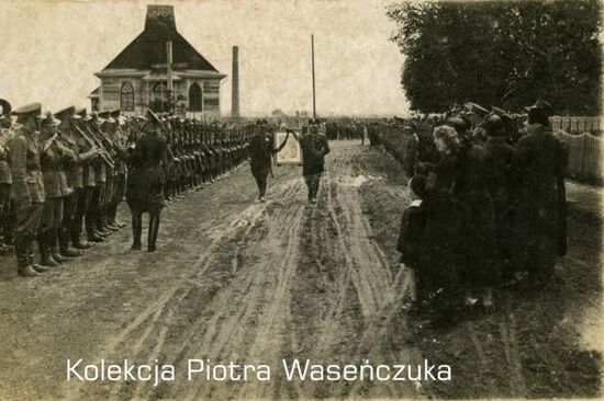 Uroczystość ku czci marszałka Piłsudskiego