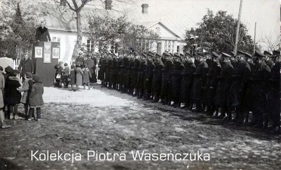 Uroczystość KOP w Łanowcach, 17 października 1936 r.