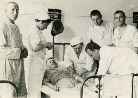Żołnierz KOP w szpitalu